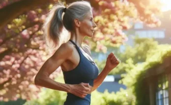 femme senior en train de faire du sport