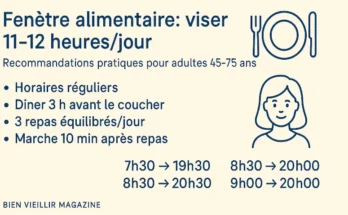 Fenêtre alimentaire idéale 11 12 h par jour
