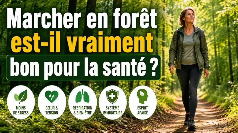 Marcher en forêt est-il vraiment bon pour la santé